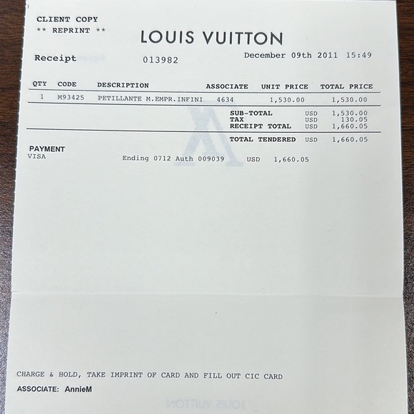 Louis Vuitton Bleu Infini Monogram Empreinte Leather Petillante Clutch - Picture 15 of 15